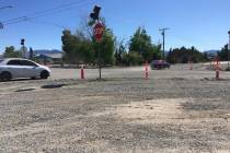 Robin Hebrock/Pahrump Valley Times This photo taken Monday, May 25 shows the intersection of Le ...