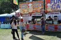 Horace Langford Jr./Pahrump Valley Times This file photo shows a food vendor at the 2018 Pahrum ...