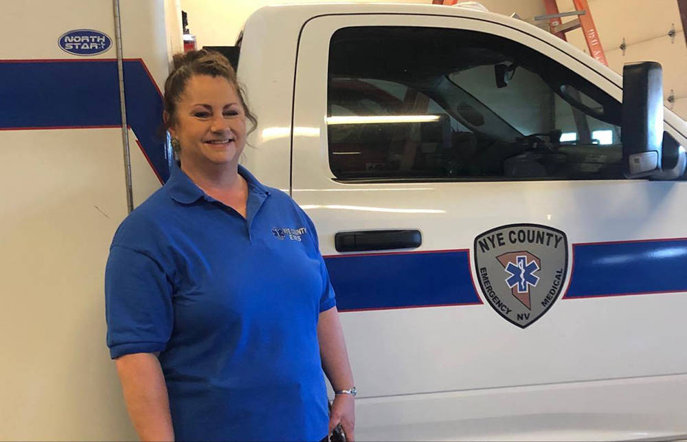 Special to the Pahrump Valley Times Tonopah Volunteer Ambulance service coordinator Stephanie O ...