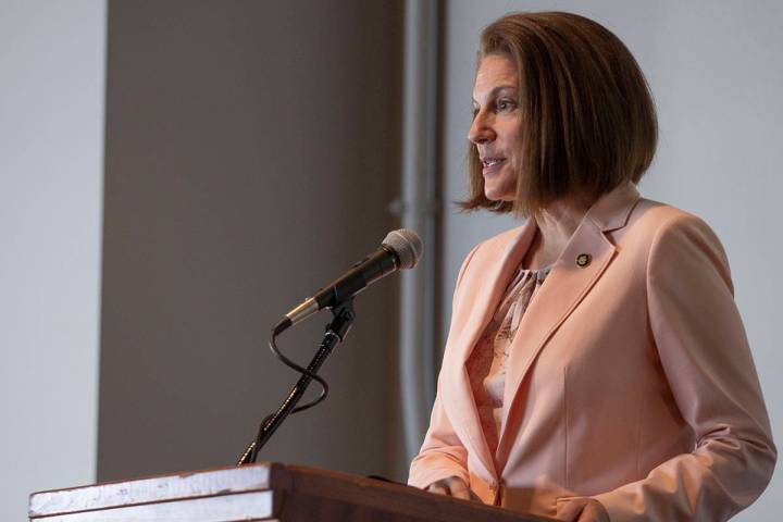 Elizabeth Page Brumley/Las Vegas Review-Journal U.S. Sen. Catherine Cortez Masto, D-Nev.