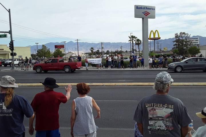 Selwyn Harris/Pahrump Valley Times Co-organizer Gary Marchinke said he was pleased with the tur ...