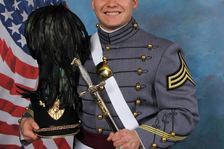 Special to the Pahrump Valley Times Pahrump Valley High School graduate Tommy Gascoigne graduat ...