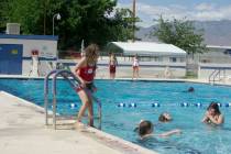 Horace Langford Jr. / Pahrump Valley Times The Pahrump Community Swimming Pool seen in this Fri ...