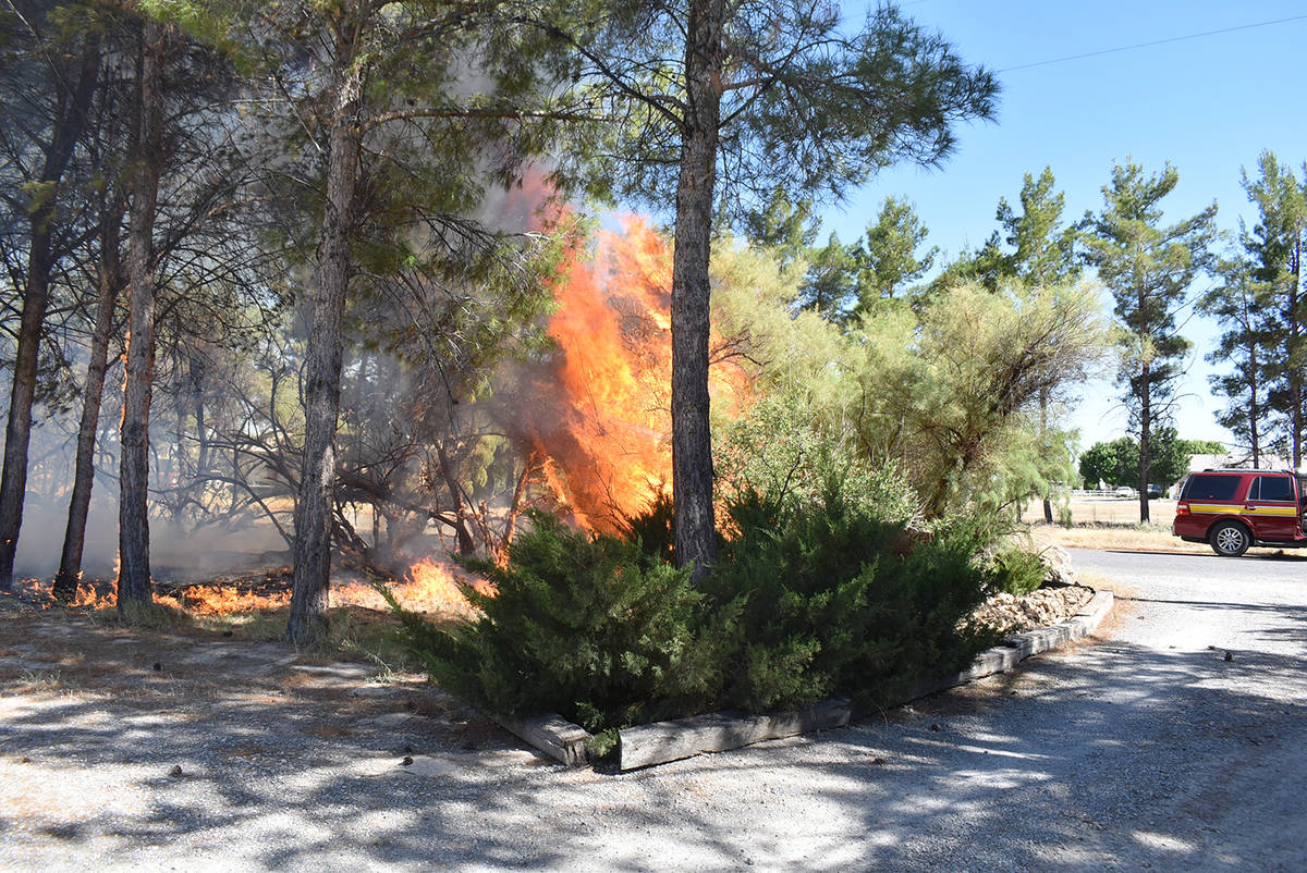 Special to the Pahrump Valley Times Fire Chief Scott Lewis said this week that the department's ...