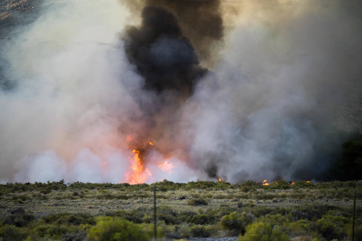 Richard Stephens/Special to the Pahrump Valley Times Beatty Fire Chief Mike Harmon said that th ...