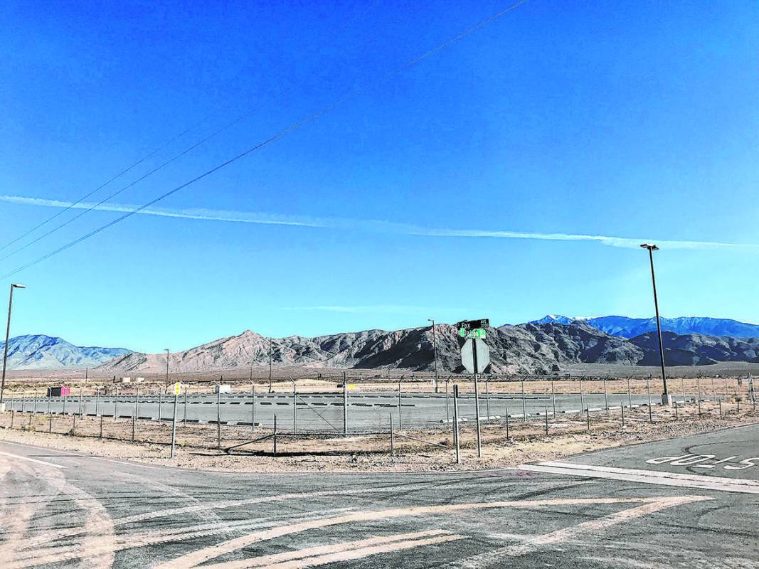 Robin Hebrock/Pahrump Valley Times The Pahrump Fireworks Shoot Site is the only public amenity ...