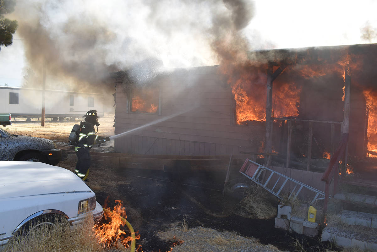 Special to the Pahrump Valley Times Pahrump fire crews commenced what is known as a "blitz atta ...