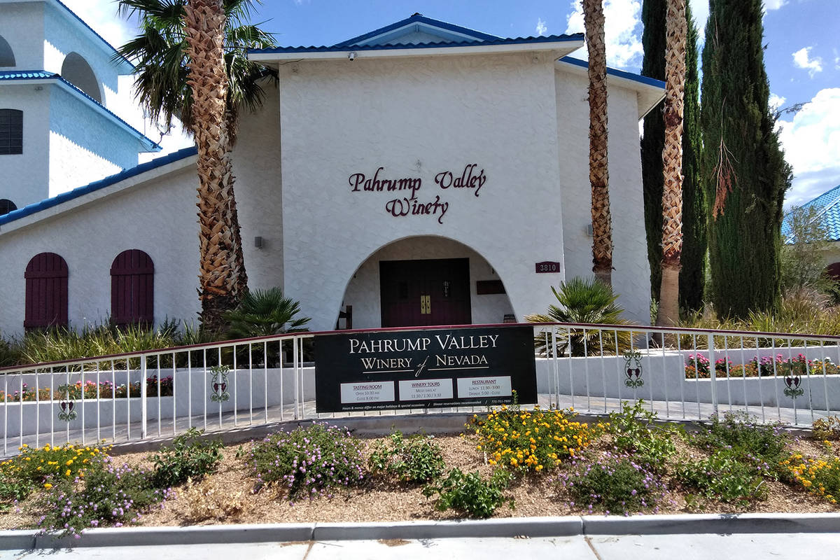 Selwyn Harris/Pahrump Valley Times The liquor license of the Pahrump Valley Winery was suspend ...