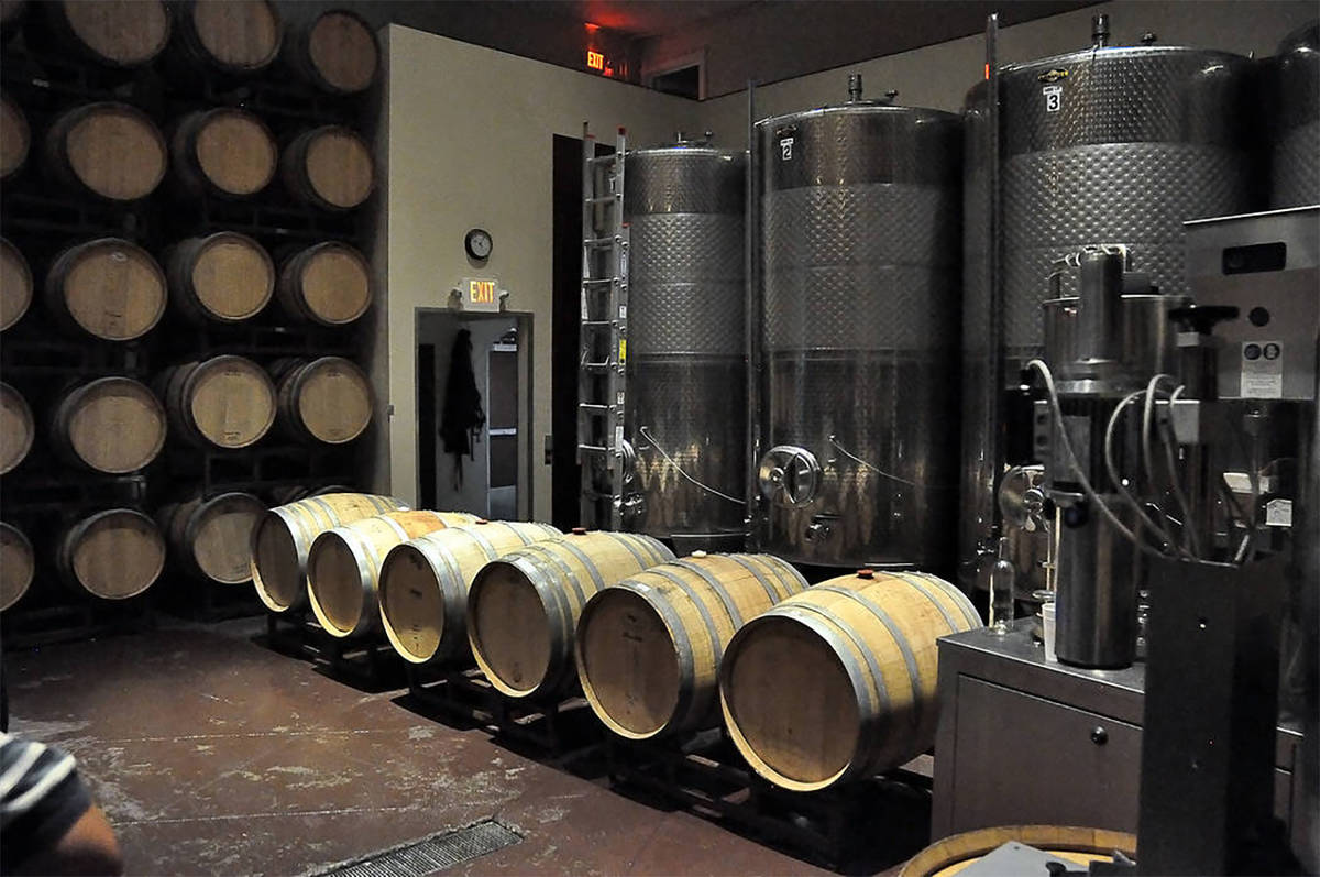 Selwyn Harris/Pahrump Valley Times Pahrump Valley Winery's 7,000 square-foot addition provided ...