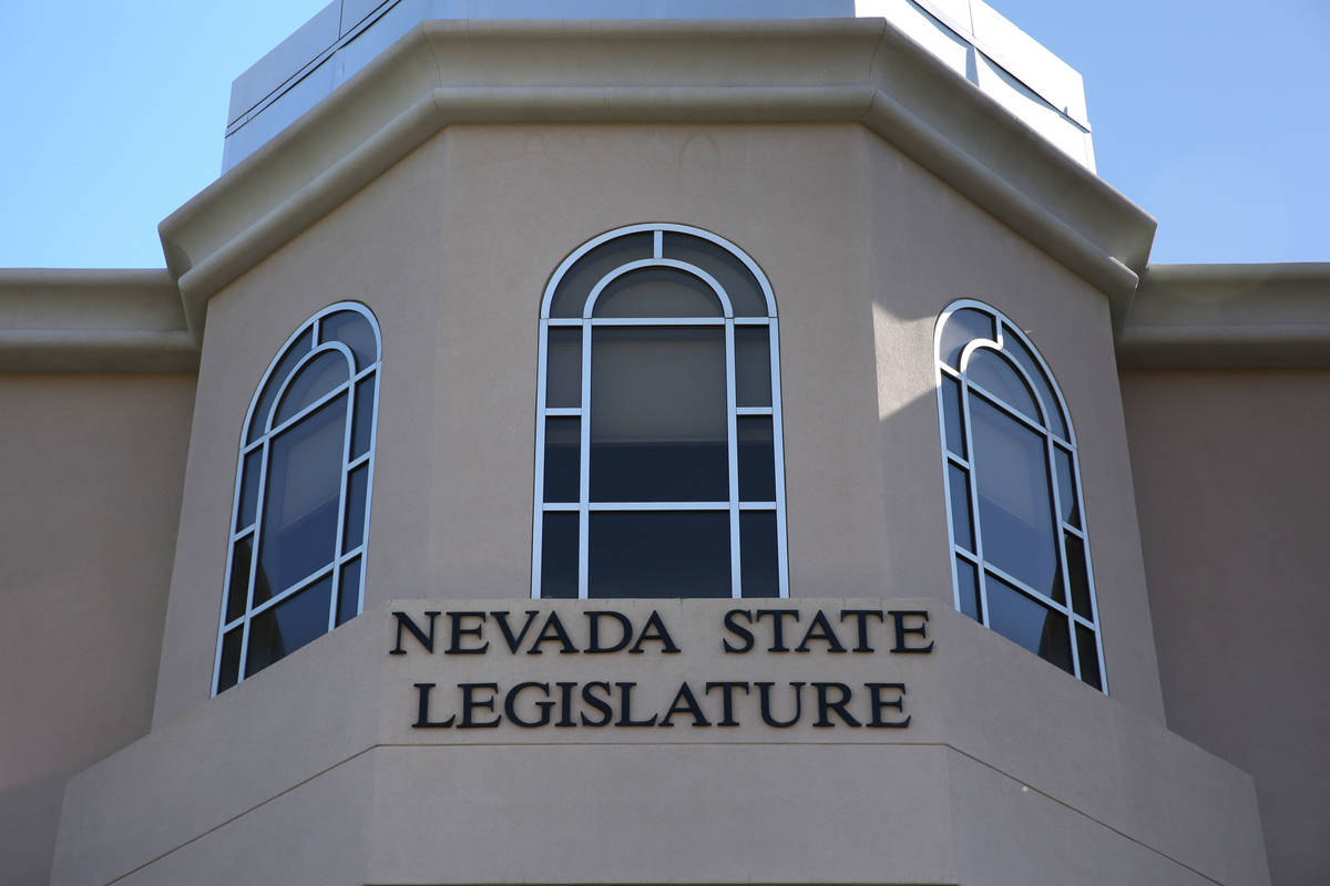David Guzman/Las Vegas Review-Journal The Nevada Legislative Building is pictured in Carson Cit ...