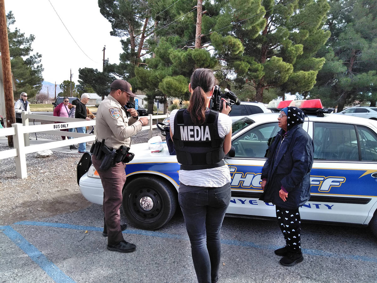 Selwyn Harris/Pahrump Valley Times Members of the Nye County Sheriff's Office recently received ...