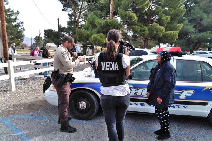 Selwyn Harris/Pahrump Valley Times Members of the Nye County Sheriff's Office recently received ...