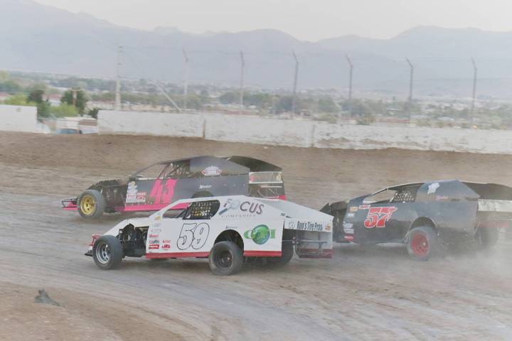 Digital Storm Photography/Special to the Pahrump Valley Times Brady Gladd (43), takes a turn in ...