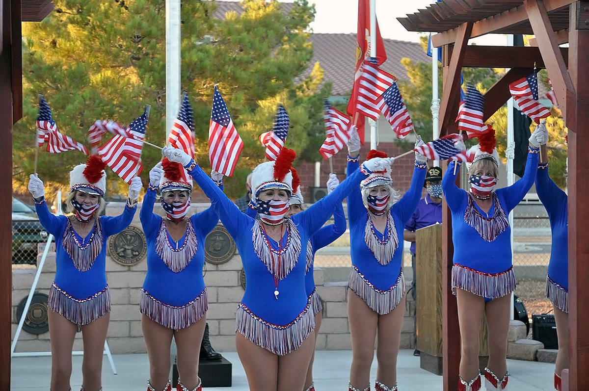 Horace Langford Jr./Pahrump Valley Times The Nevada Silver Tappers performed for the socially-d ...