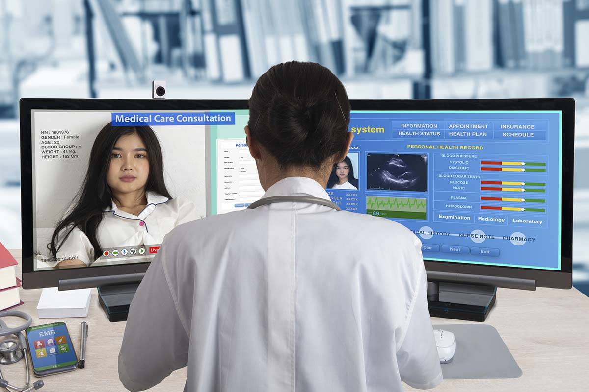 Getty Images Telehealth has gained enormous popularity in the months since the COVID-19 pandemi ...