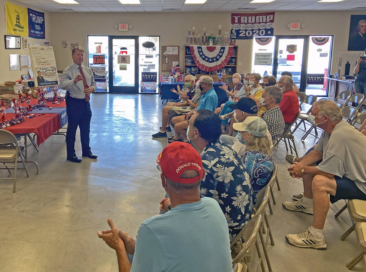 Special to the Pahrump Valley Times Nevada Congressional District 4 Republican nominee Jim Marc ...