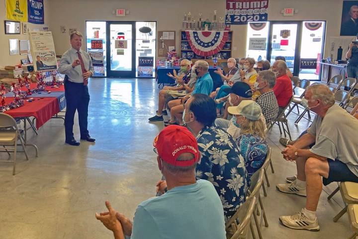 Special to the Pahrump Valley Times Nevada Congressional District 4 Republican nominee Jim Marc ...