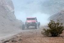 Richard Stephens/Special to the Pahrump Valley Times Racers glide along the desert floor, on a ...