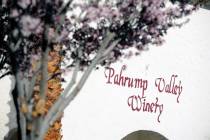 David Becker/Las Vegas Review-Journal The front entrance at the Pahrump Valley Winery is seen o ...