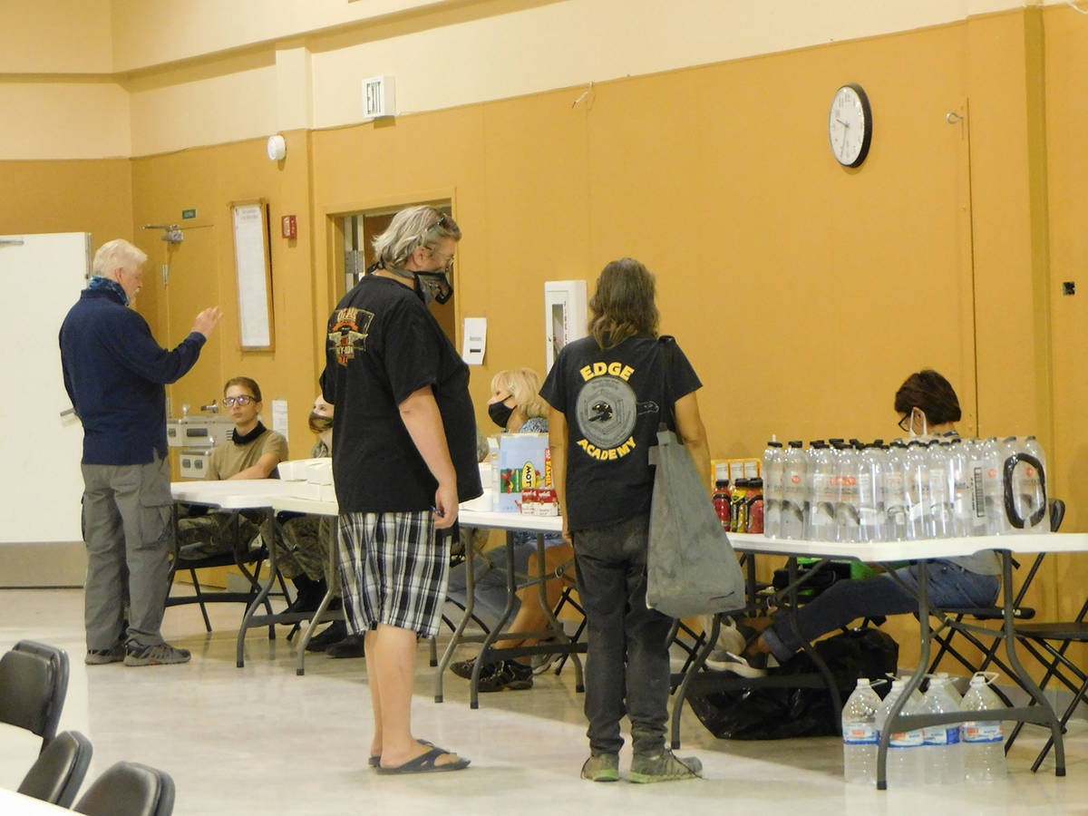 Robin Hebrock/Pahrump Valley Times The most recent Homeless Wraparound event took place on Satu ...
