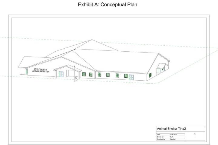 Special to the Pahrump Valley Times This conceptual drawing, included in the bidding package fo ...