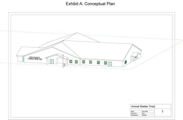 Special to the Pahrump Valley Times This conceptual drawing, included in the bidding package fo ...