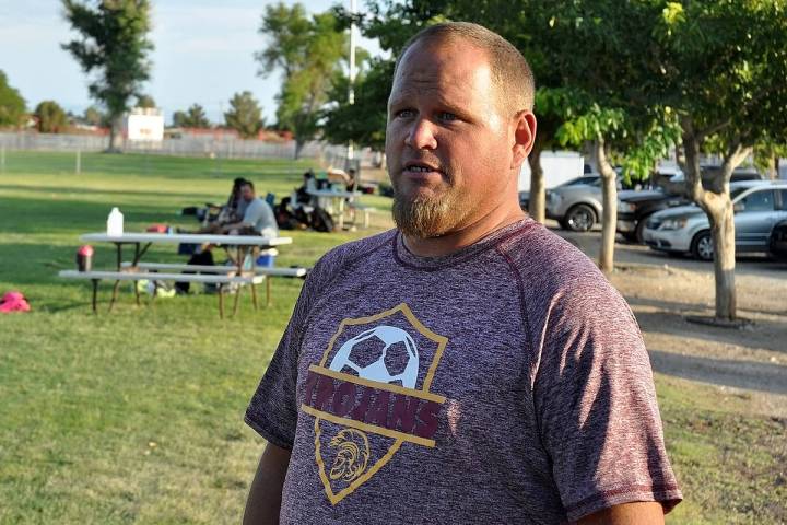 Pahrump Valley Times file Dusty Park talks about the Junior Trojans Soccer Club's teams and his ...