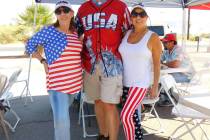 Robin Hebrock/Pahrump Valley Times Pahrump area Trump supporters were out on Saturday, Sept. 5 ...
