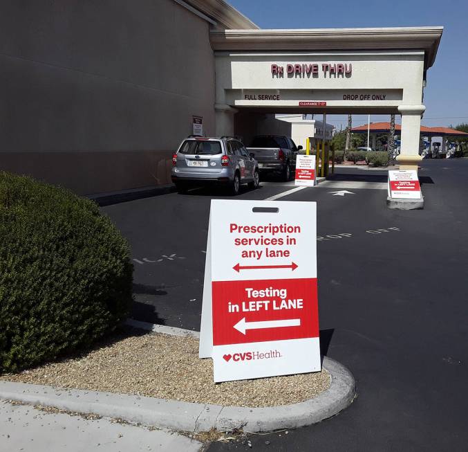 Pahrump S Cvs Now Offering Drive Thru Covid 19 Testing Pahrump Valley Times