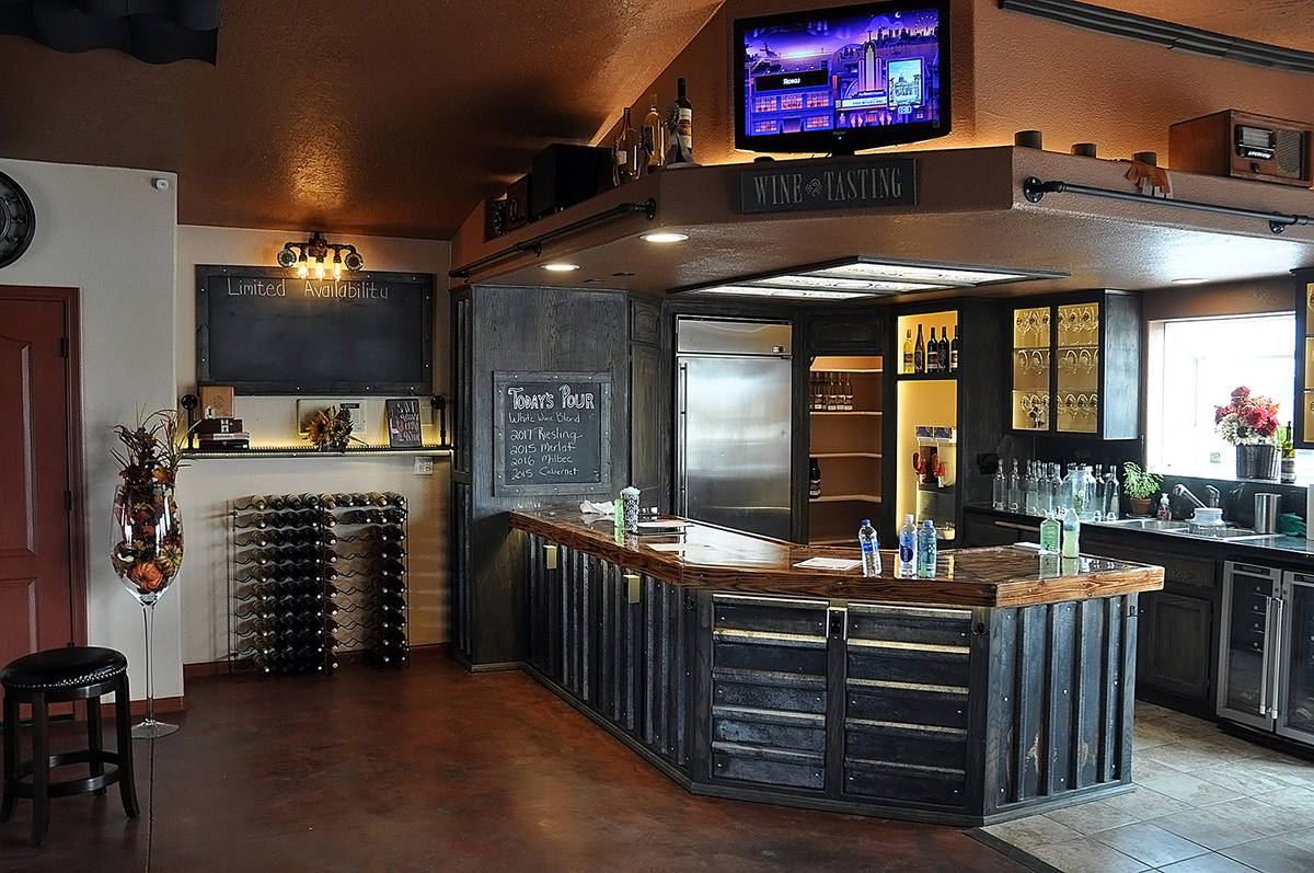 Horace Langford Jr./Pahrump Valley Times Artesian Cellars Vineyard and Winery, a 2,700 square-f ...