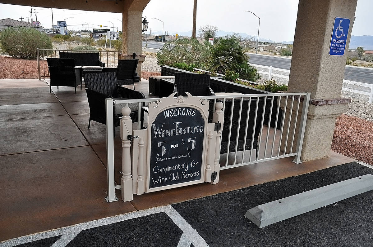 Horace Langford Jr./Pahrump Valley Times Artesian Cellars Vineyard and