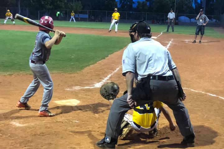 Tom Rysinski/Pahrump Valley Times file Dusty Mundrick works out a walk while Pahrump Valley Li ...