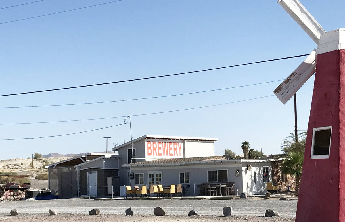 Robin Flinchum/Special to the Pahrump Valley Times The Tecopa Brewing Co. is pictured.