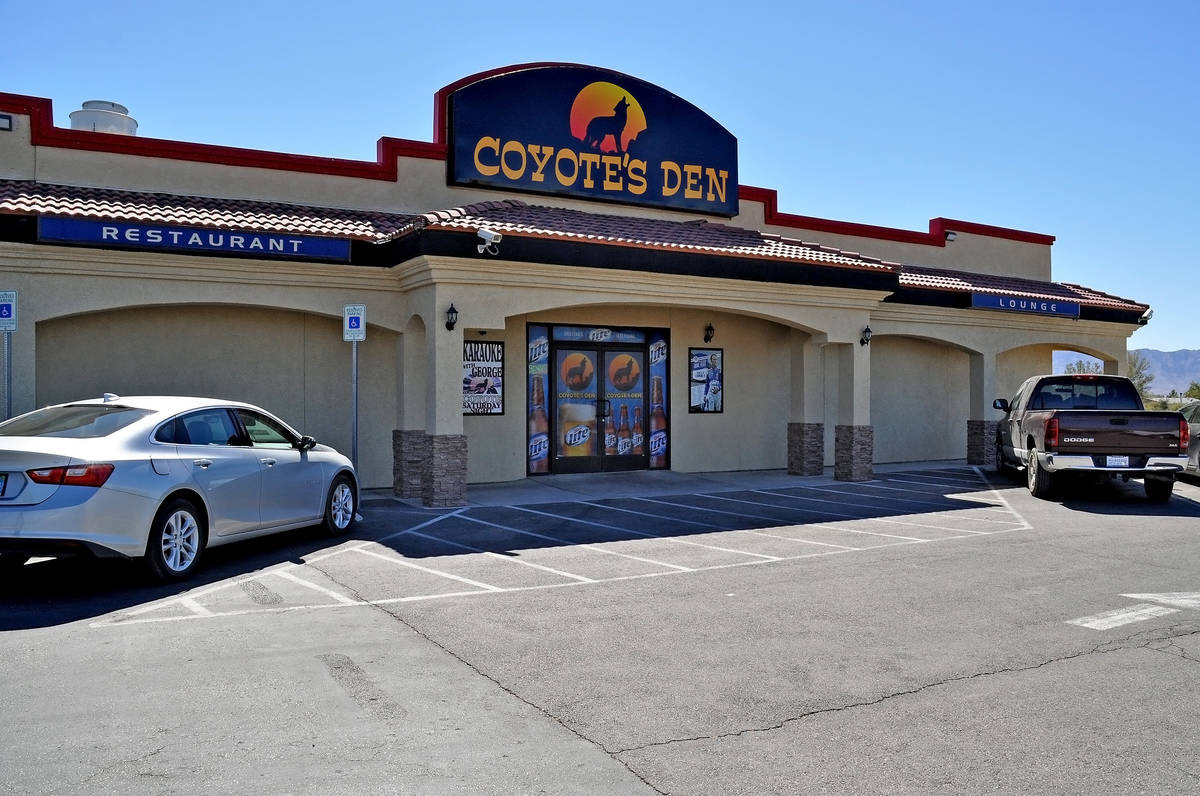 Horace Langford Jr. / Pahrump Valley Times The parking lot of the Coyote's Den will be the ven ...