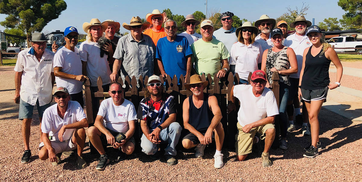 Jim Hatch/Special to the Pahrump Valley Times The Octofest horseshoes tournament on Oct. 3 drew ...
