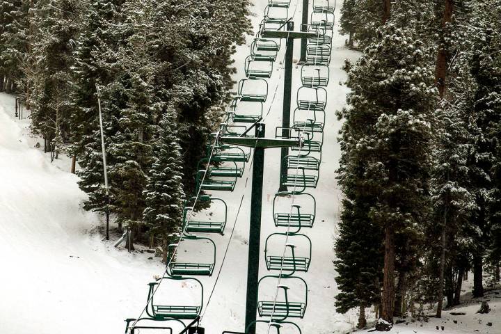 L.E. Baskow/Las Vegas Review-Journal The planned project will update and renovate ski area infr ...