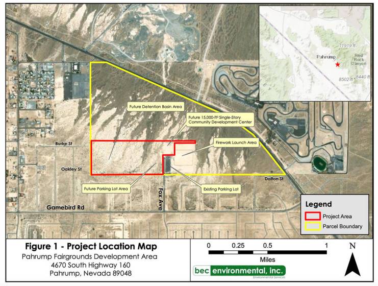 Pahrump Fairgrounds detention basin contract awarded Pahrump Valley Times