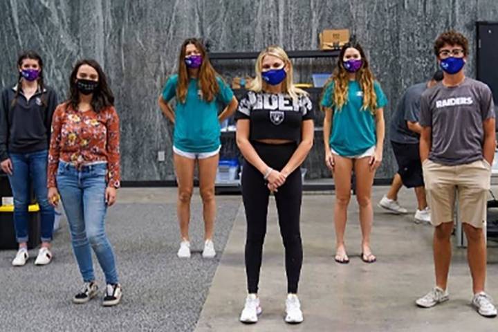 Hope Means Nevada Pictured is teen committee members participating in their monthly awareness e ...