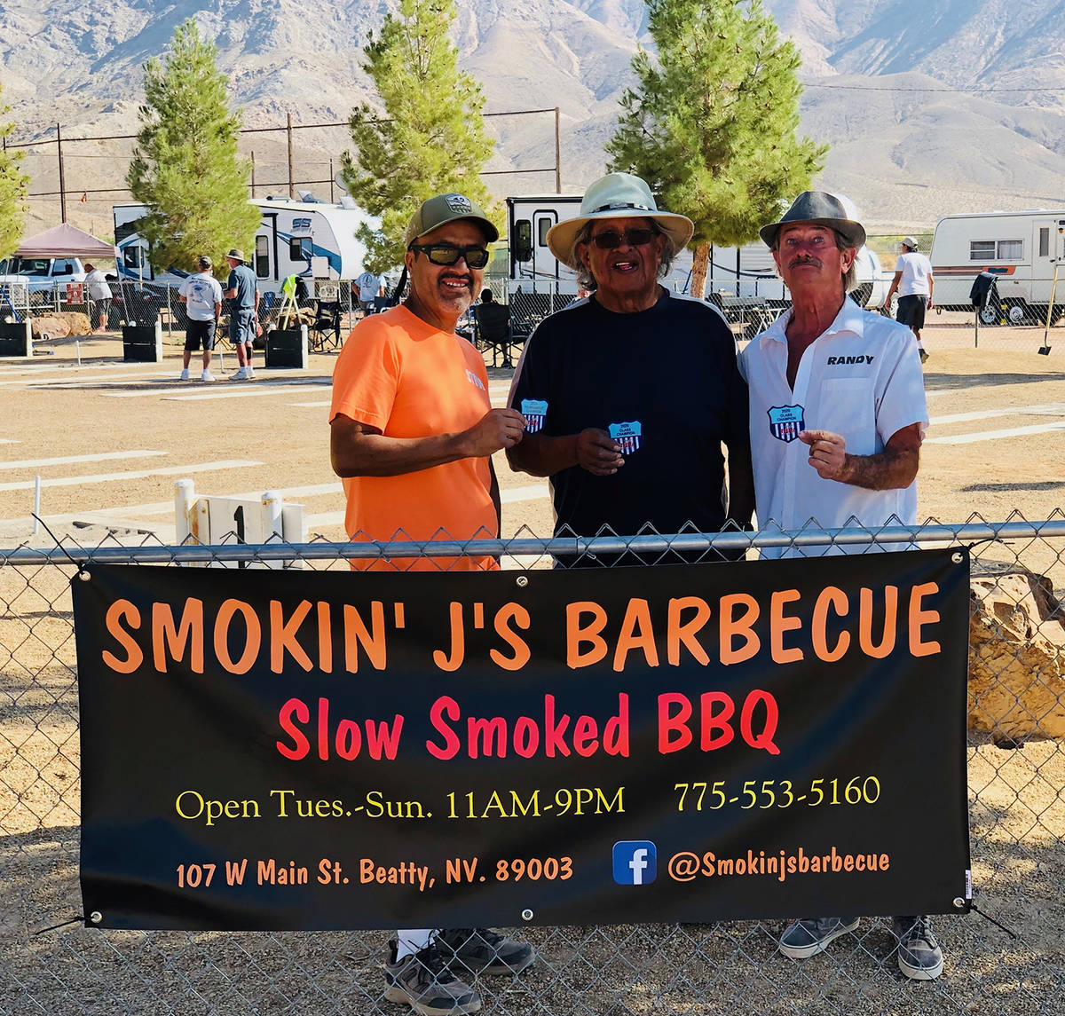 Lathan Dilger/Special to the Pahrump Valley Times Tournament champion Steve Lopez, Group B cham ...