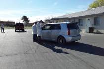Selwyn Harris/Pahrump Valley Times Taken the morning of Tuesday, March 31, this photo shows doc ...