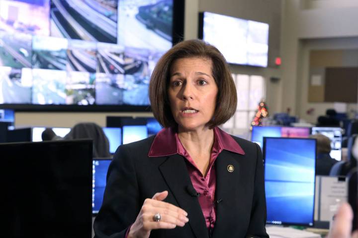 Bizuayehu Tesfaye Las Vegas Review-Journal Sen. Catherine Cortez Masto