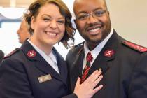 Special to the Pahrump Valley Times Captains Lisa and Anthony Barnes arrived in Las Vegas back ...