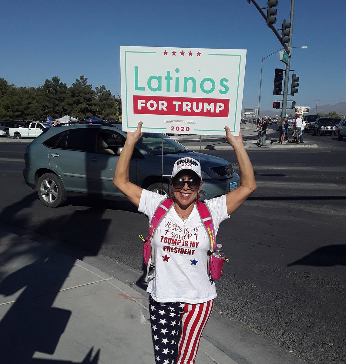 Selwyn Harris/Pahrump Valley Times Pennie Beccia said she believes the Democratic party is the ...