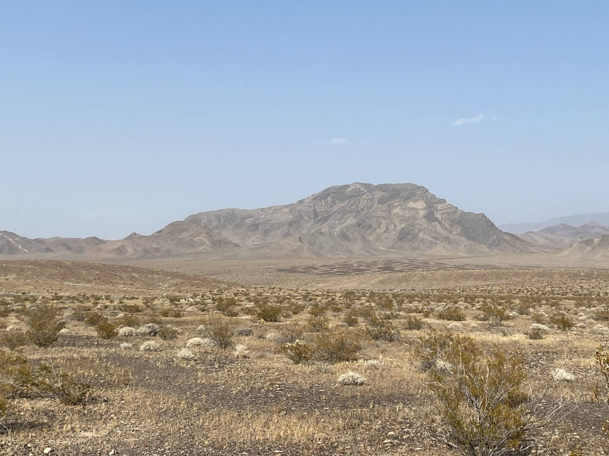 Special to the Pahrump Valley Times Newly named Pupfish Peak is a high point in an area known a ...