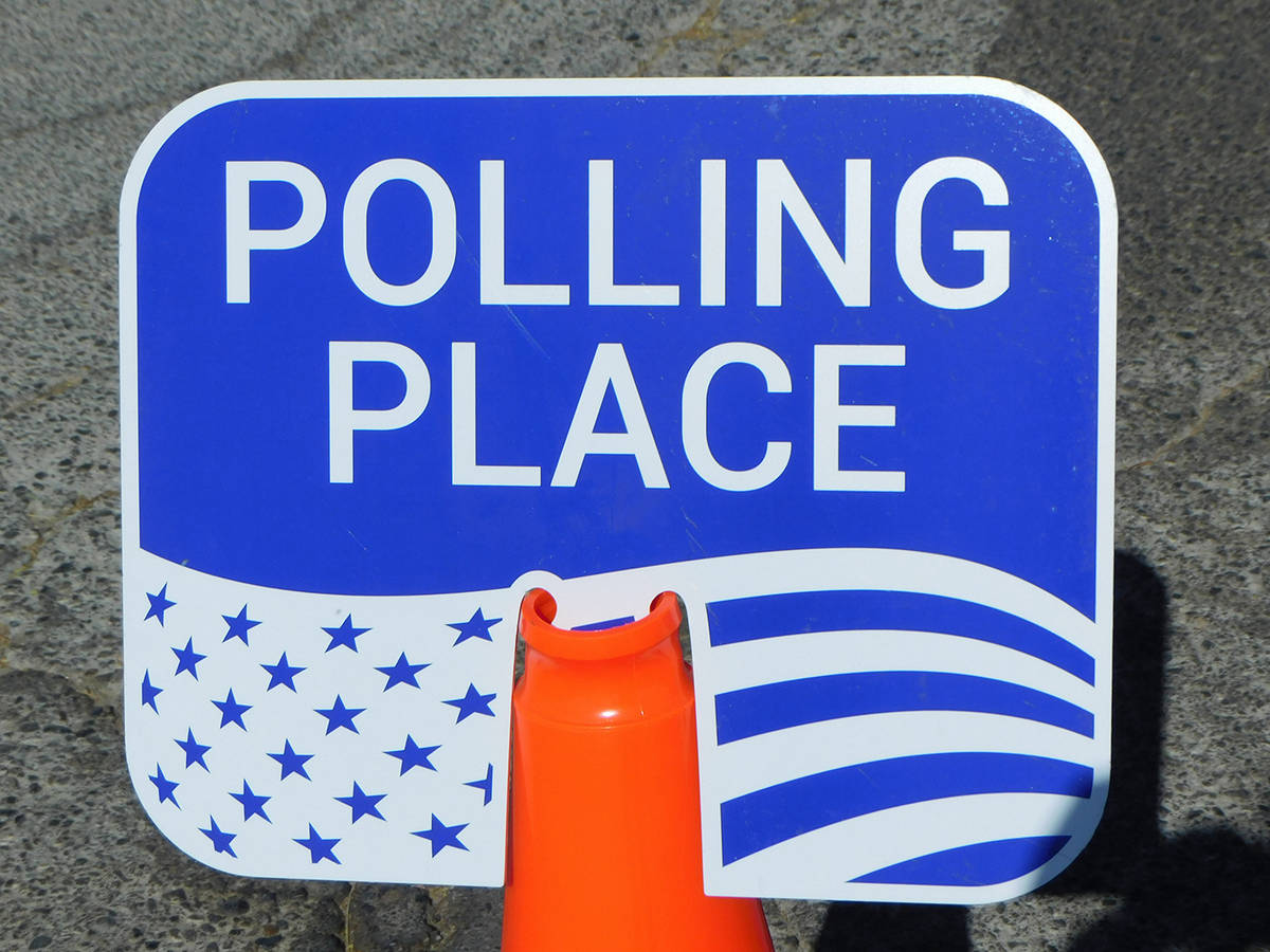 Robin Hebrock/Pahrump Valley Times Polling places all around Nevada were busy on Election Day a ...