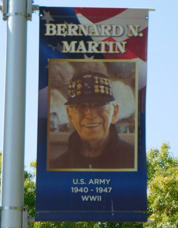 Robin Hebrock/Pahrump Valley Times Late Pahrump resident Bernard "Marty" Martin was a member of ...