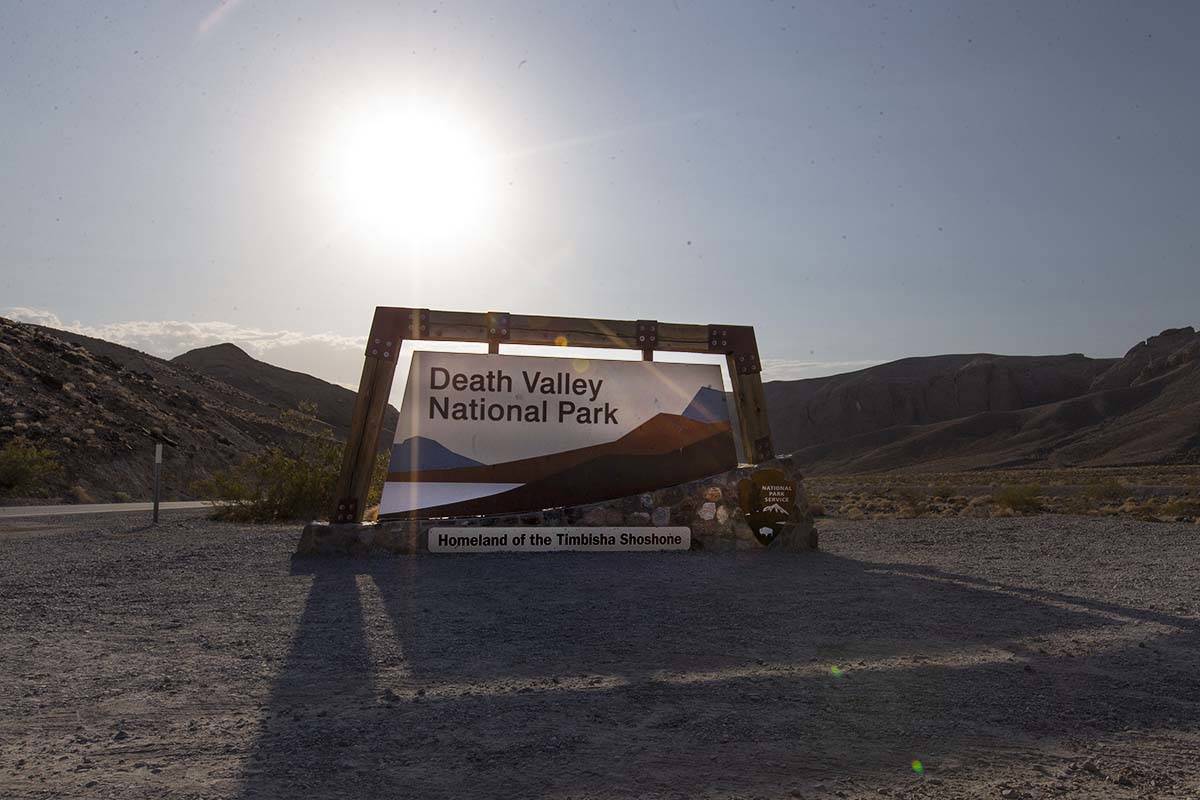 Ellen Schmidt/Las Vegas Review-Journal Death Valley National Park reached 127 degrees on Monday ...