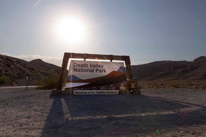 Ellen Schmidt/Las Vegas Review-Journal Death Valley National Park reached 127 degrees on Monday ...