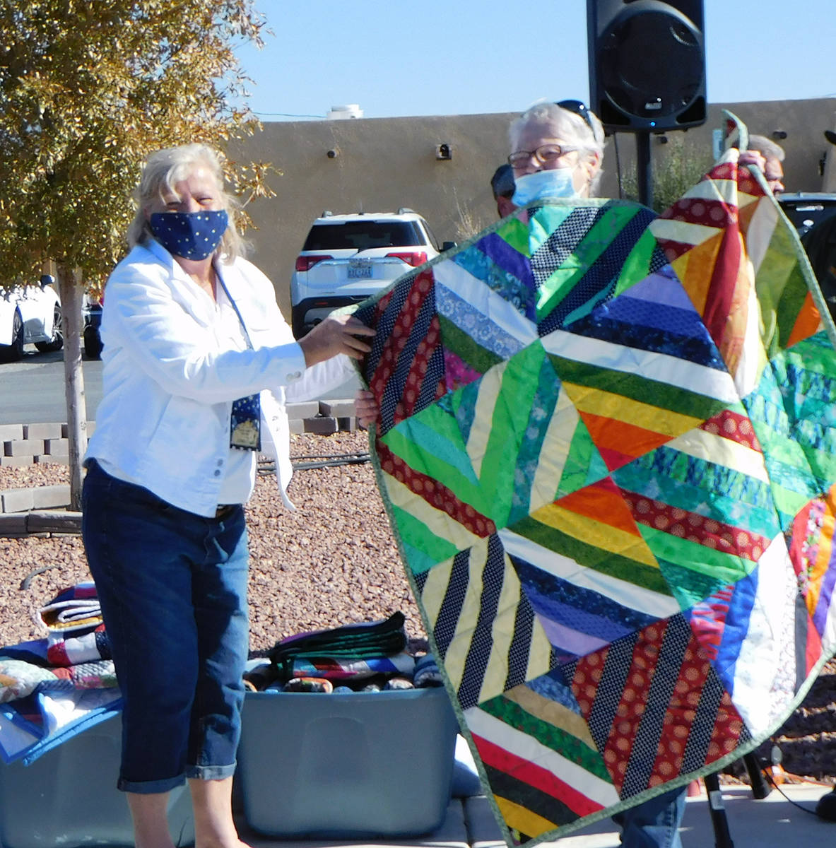 Robin Hebrock/Pahrump Valley Times Following the VFW's Veterans Day ceremony, the Shadow Mounta ...