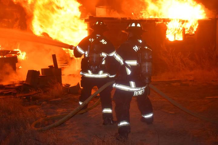 Special to the Pahrump Valley Times On Friday, Oct. 23, fire crews responded to a structure fir ...